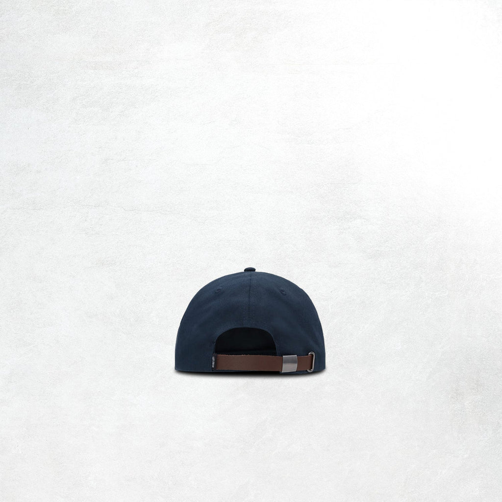 Les Deux Ivy League Organic Letterman Cap: Dark Navy