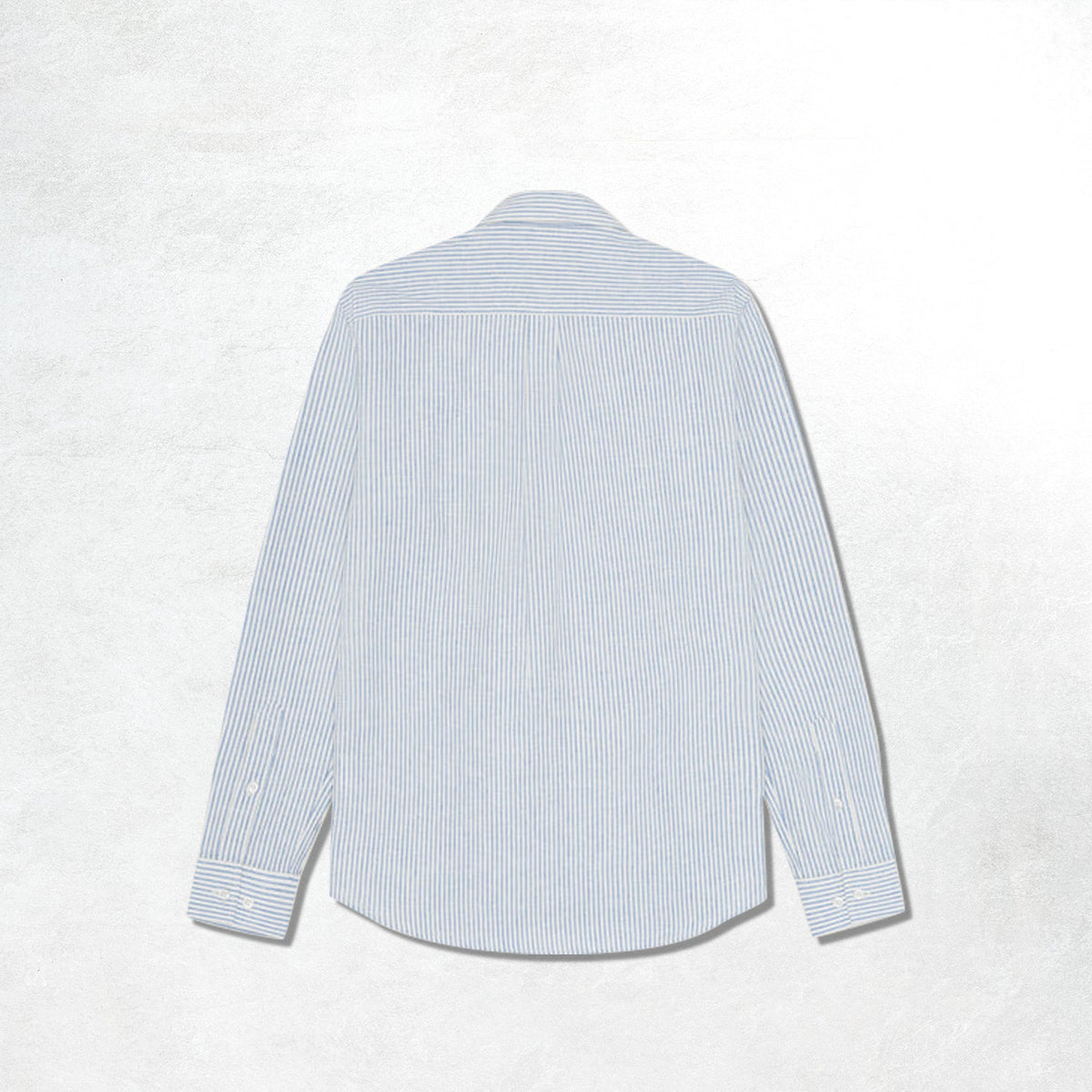 Les Deux Konrad Stripe Cotton Linen Shirt: Allure