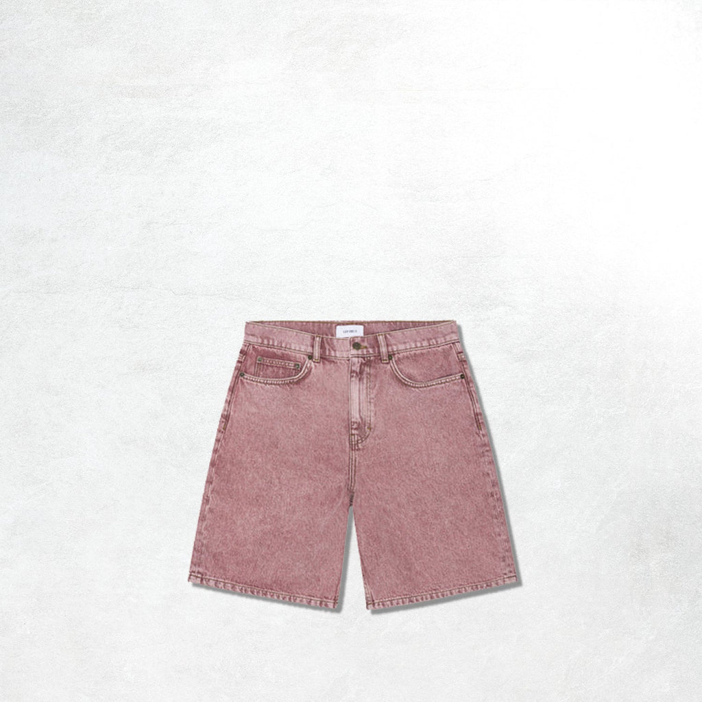 Les Deux Ryder Denim Shorts: Light Pink