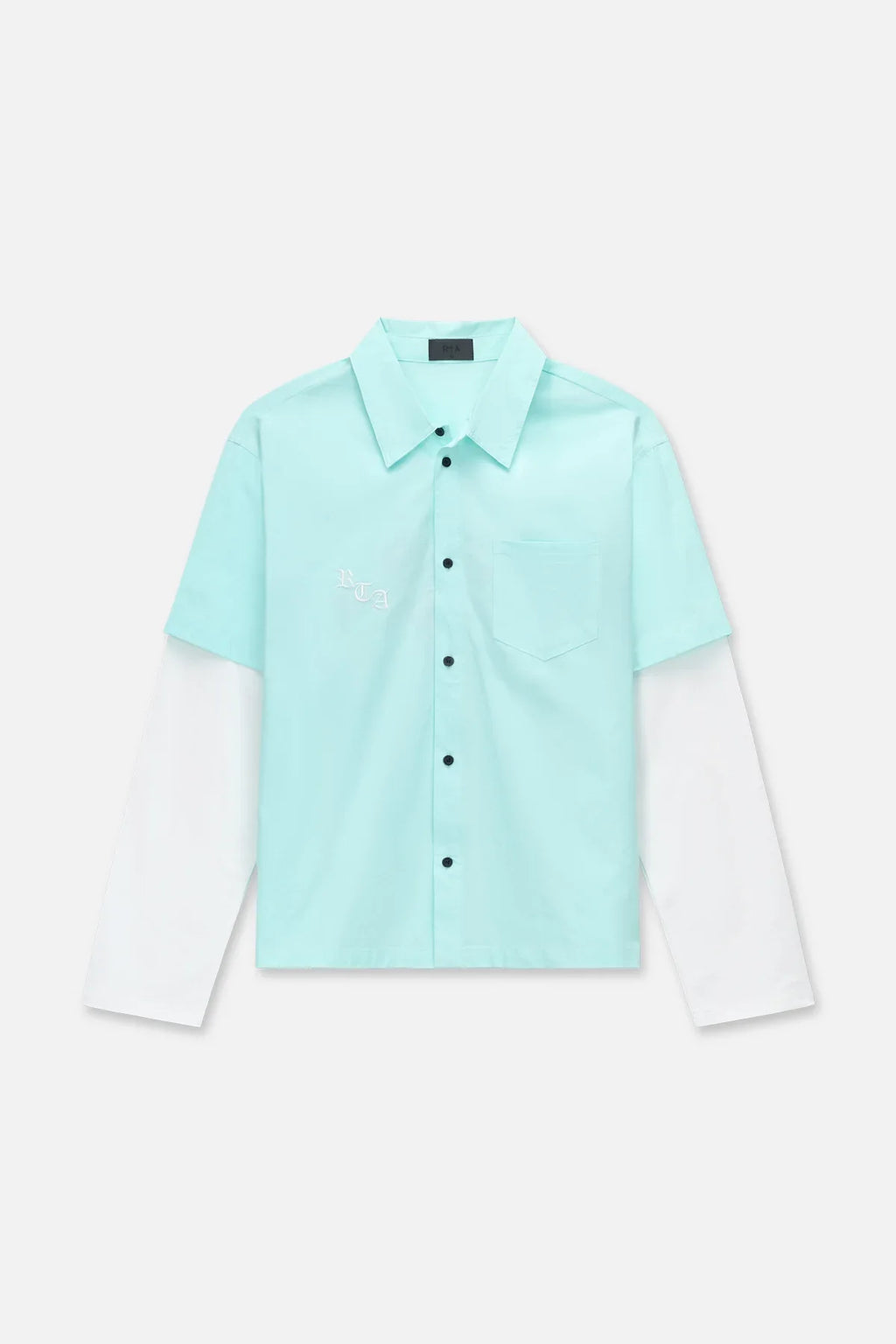 RTA Erik Shirt With Contrast Sleeves
