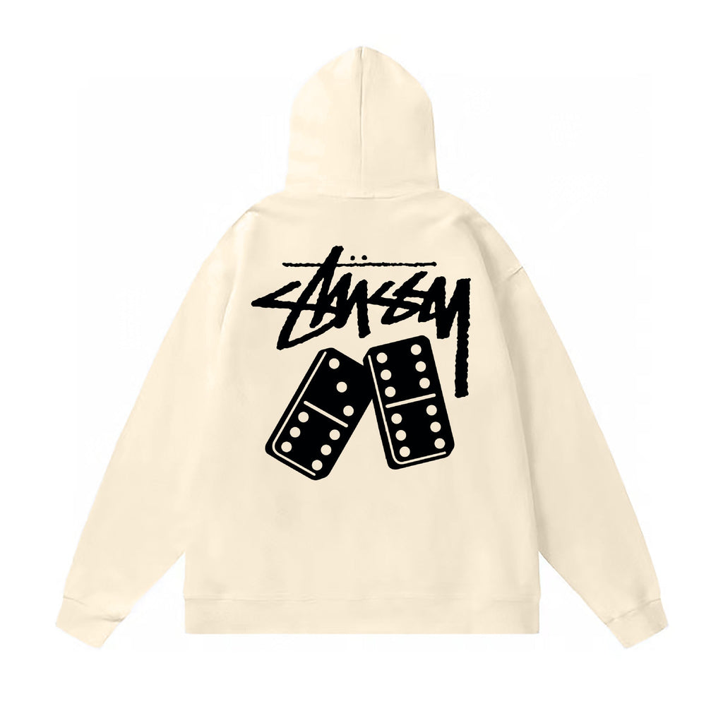 Stussy Hoodie Fall/Winter Fleece Hooded Sweater