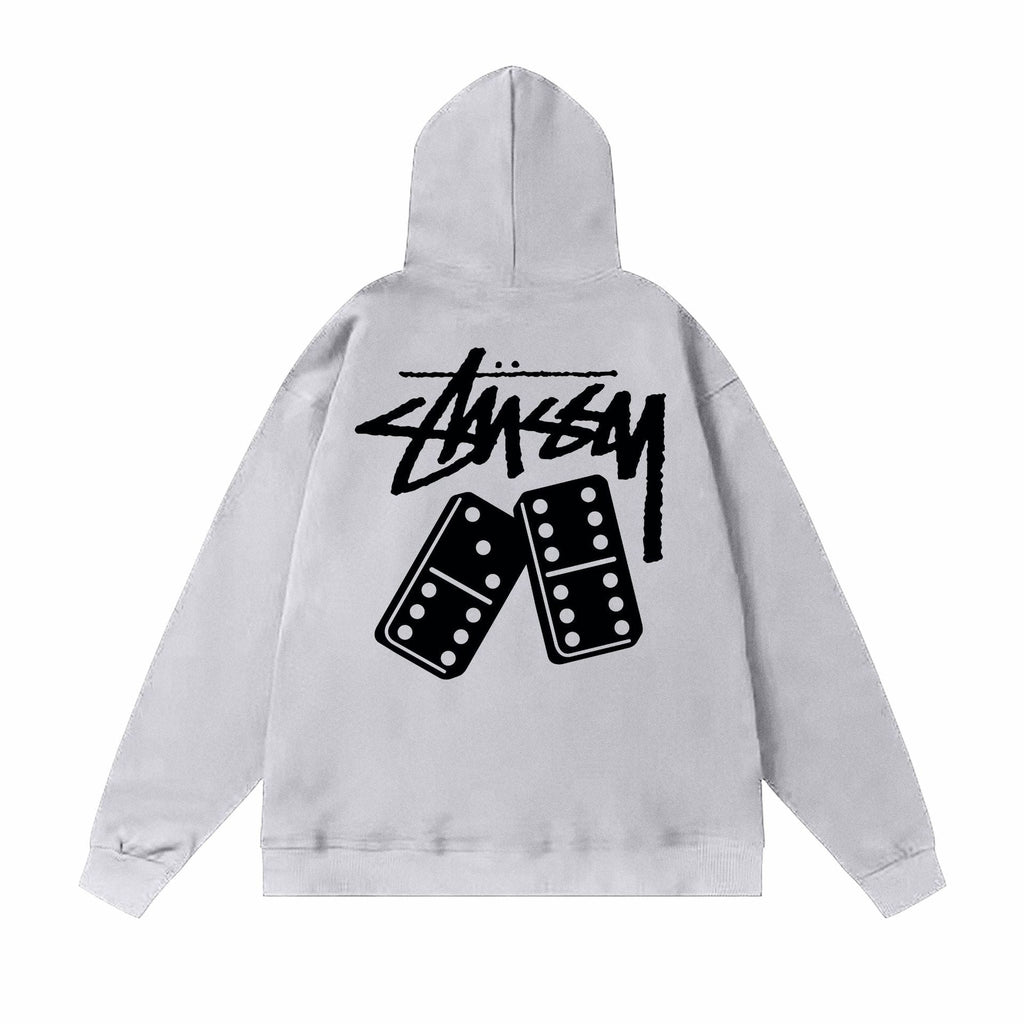 Stussy Hoodie Fall/Winter Fleece Hooded Sweater