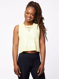 DYLAN CROP TANK YELLOW