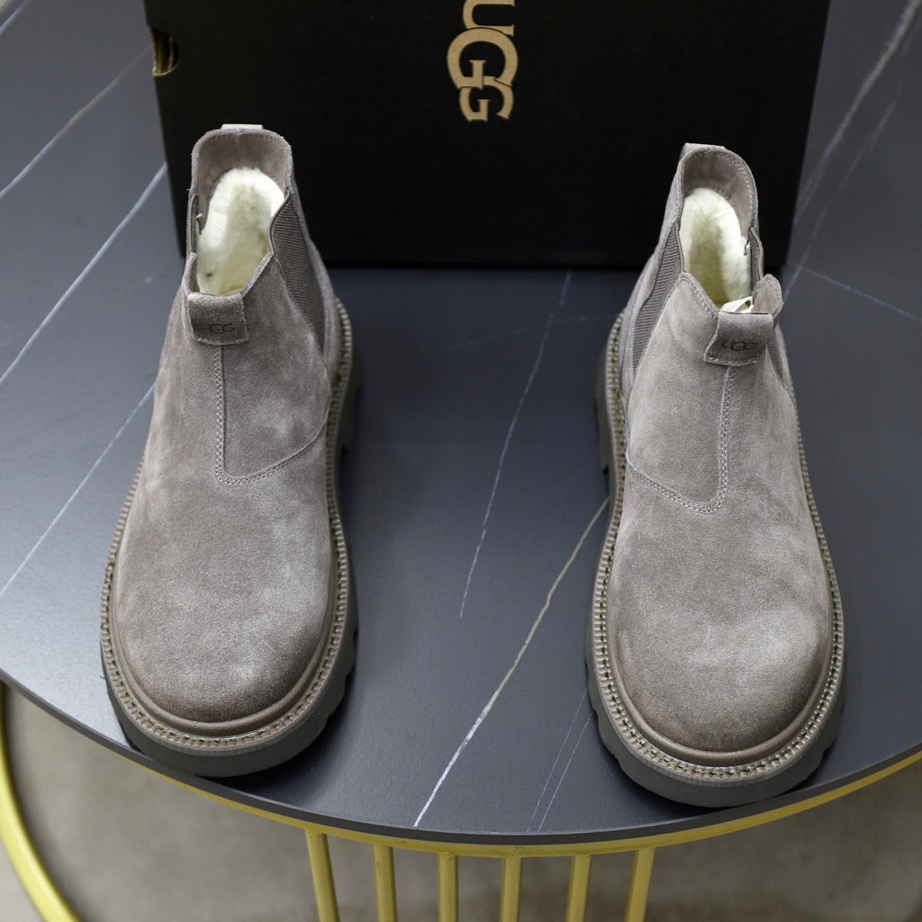 UGG Gray Suede Chelsea Casual Shoes