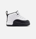 Air Jordan 12 Retro Taxi Infant Sneakers - White/Black/Taxi Yellow