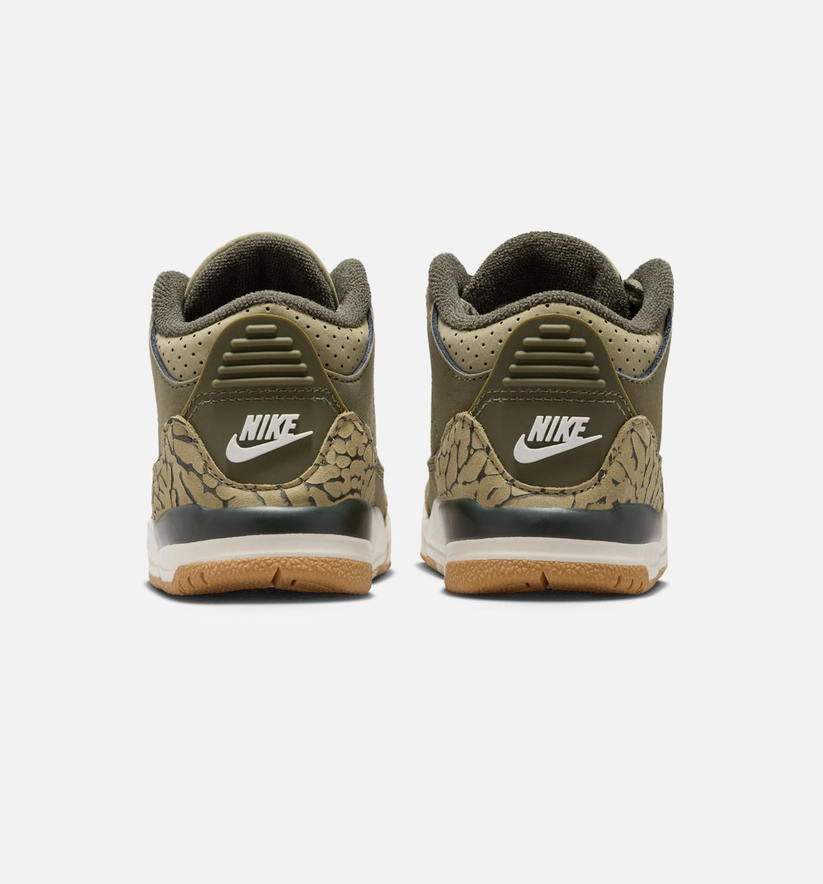 Air Jordan 3 Retro Medium Olive Baby & Toddler Sneakers - Medium Olive / Light Olive / Sail