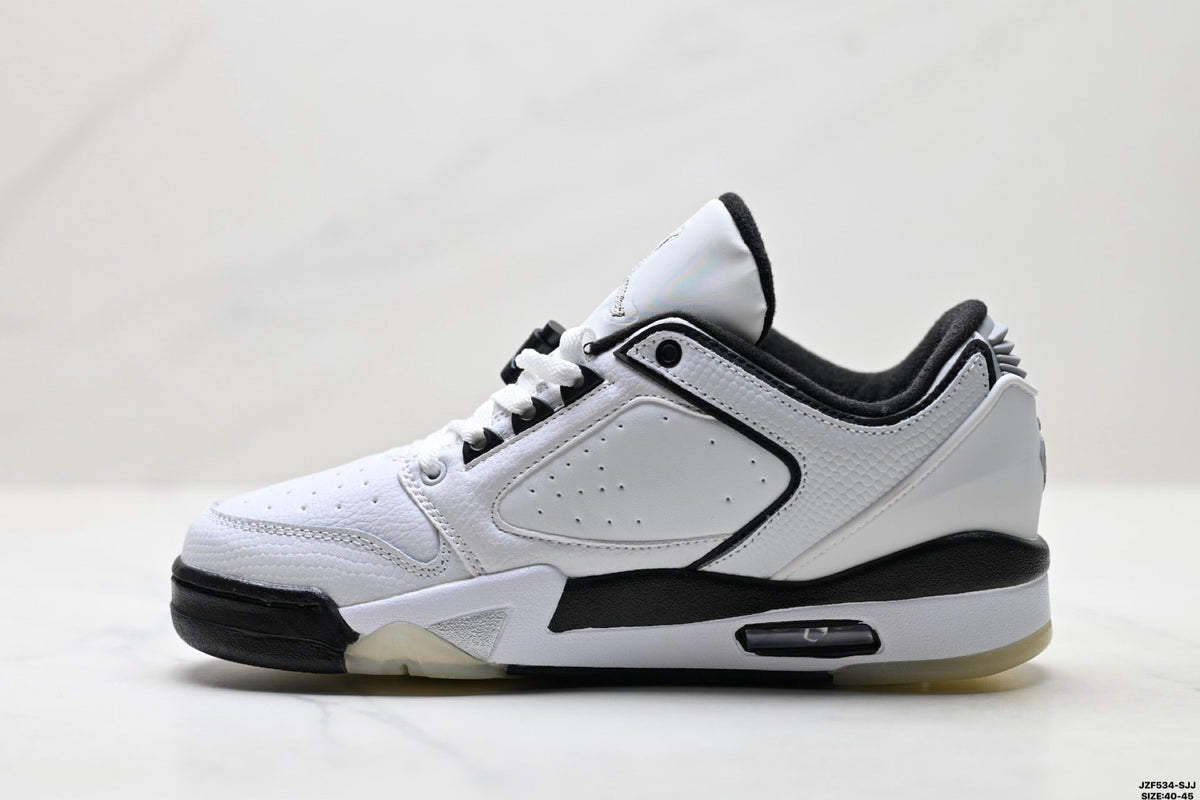 Air Jordan 5 Low White Black Sneakers