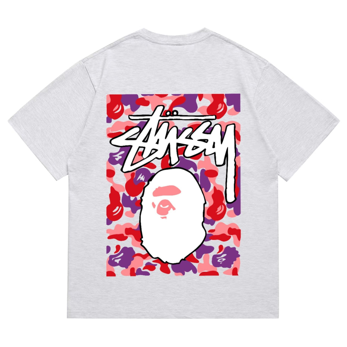 BAPE Warm Camo Ape Graphic Short-Sleeve T-Shirt