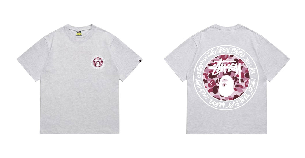 BAPE Light Circular Graphic Short-Sleeve T-Shirt