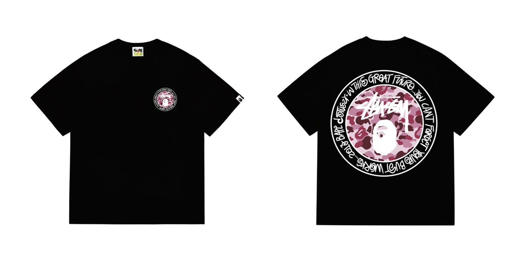 BAPE Light Circular Graphic Short-Sleeve T-Shirt