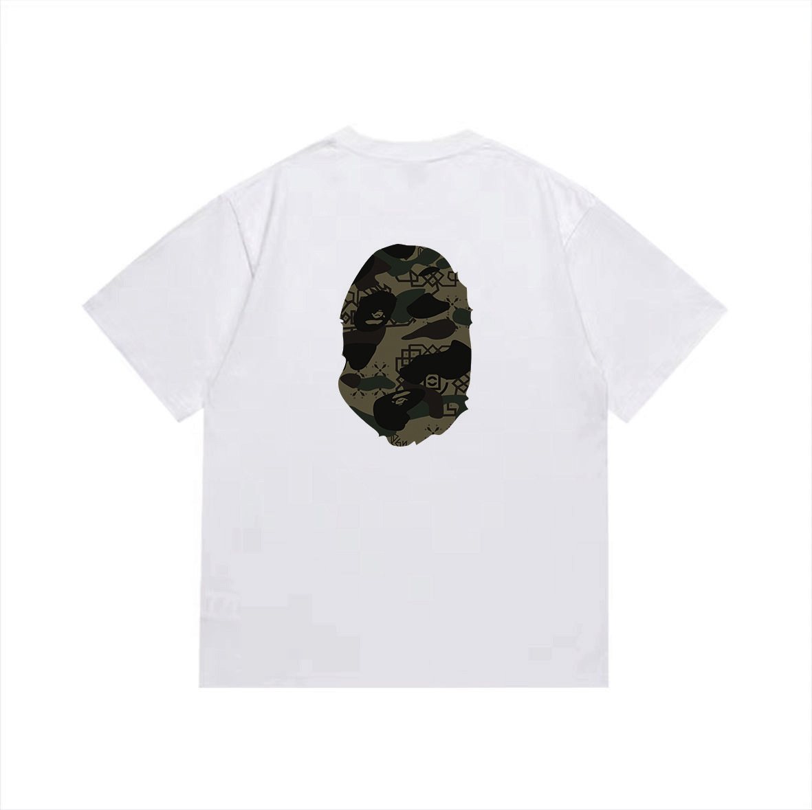 BAPE Green Camo Ape Head Graphic T-Shirt