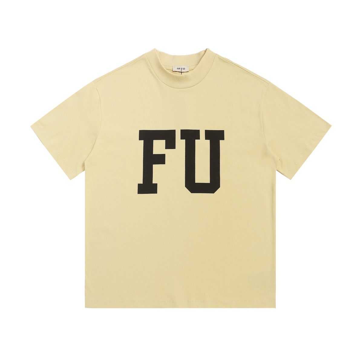 Fear of God Cream Front & Back Graphic T-Shirt