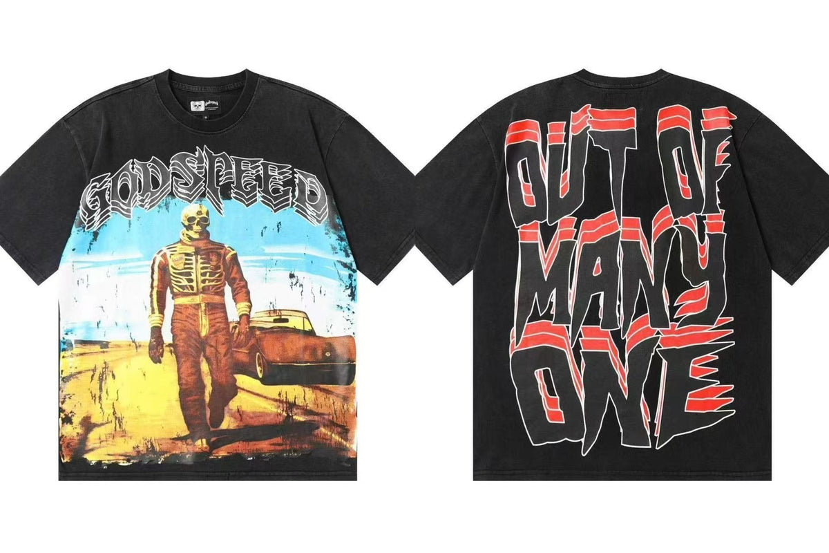Godspeed Out Of Many One Desert Graphic T-Shirt