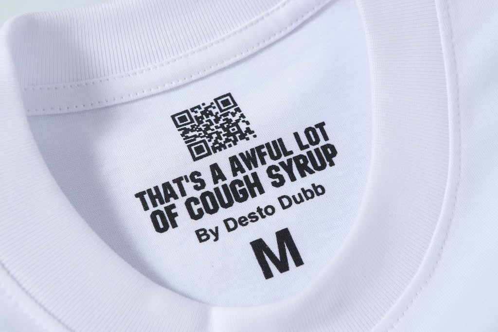 THAT'S A AWFUL LOT OF COUGH SYRUP Leaf Graphic Short-Sleeve T-Shirt