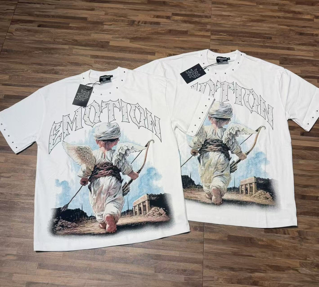 MIXED EMOTION Angel Archer Graphic T-Shirt
