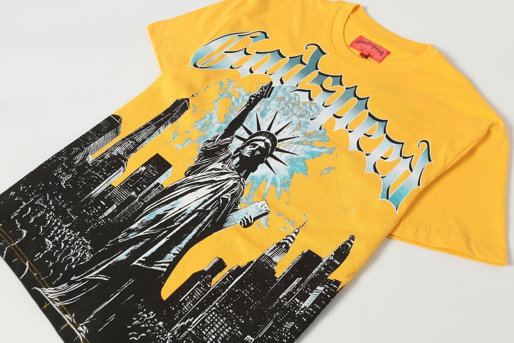 Godspeed Yellow Statue of Liberty Graphic T-Shirt