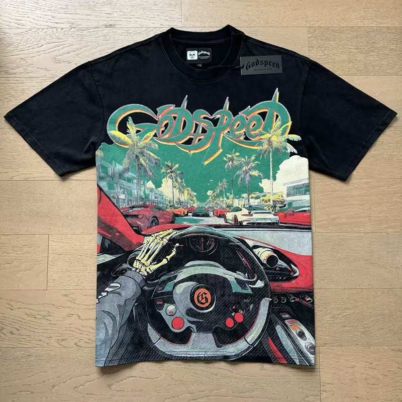 Godspeed Anti Basel Miami Graphic T-Shirt