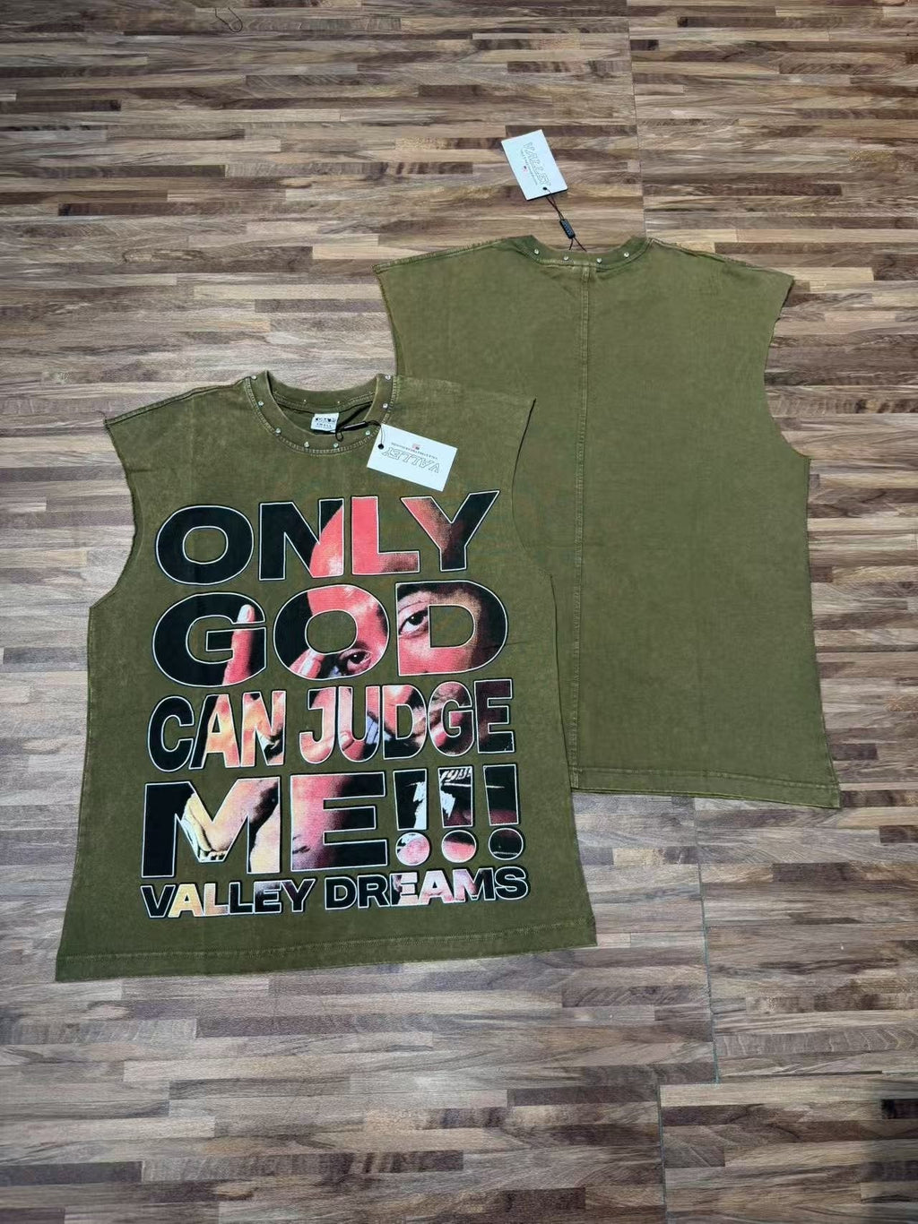 VALLEY Only God Can Judge Me Sleeveless T-Shirt