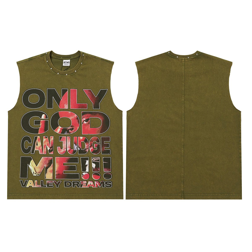 VALLEY Only God Can Judge Me Sleeveless T-Shirt
