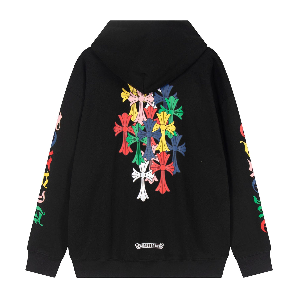 Chrome Hearts Multicolor Cross Graphic Hoodie