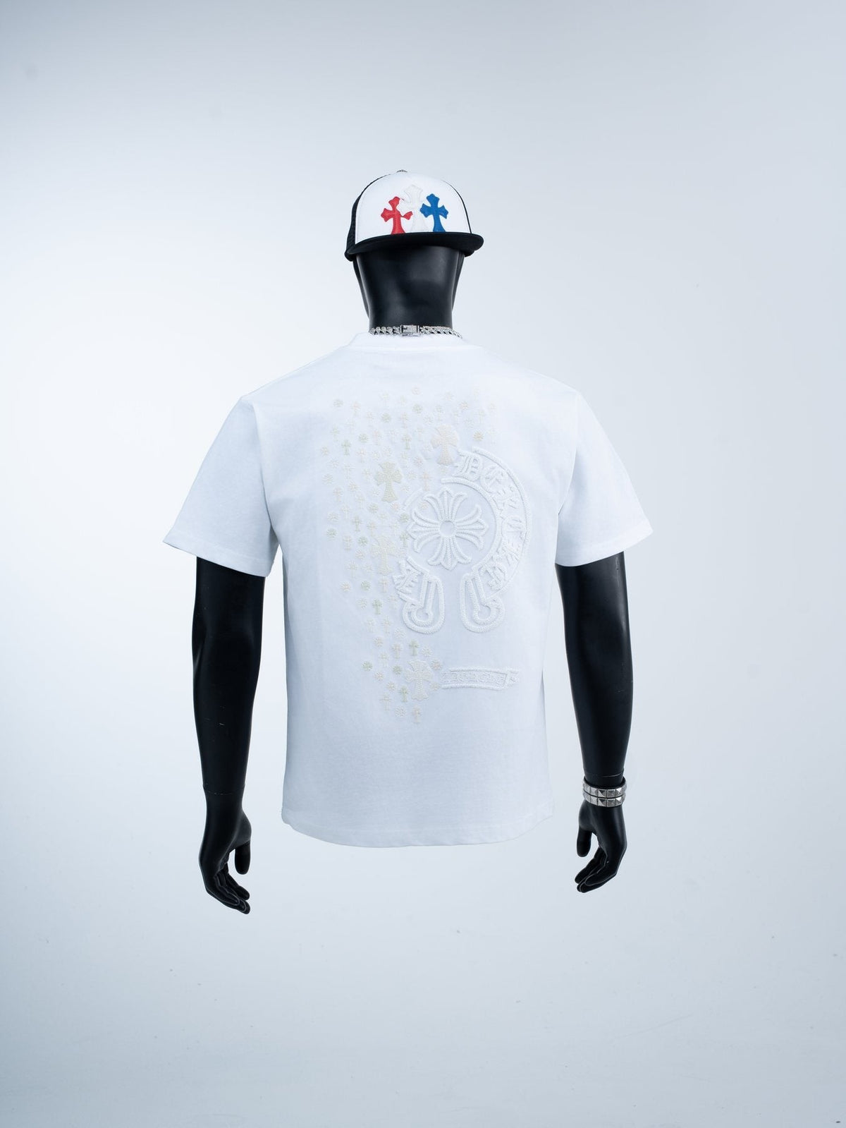 Chrome Hearts Cross Star Graphic Short-Sleeve T-Shirt