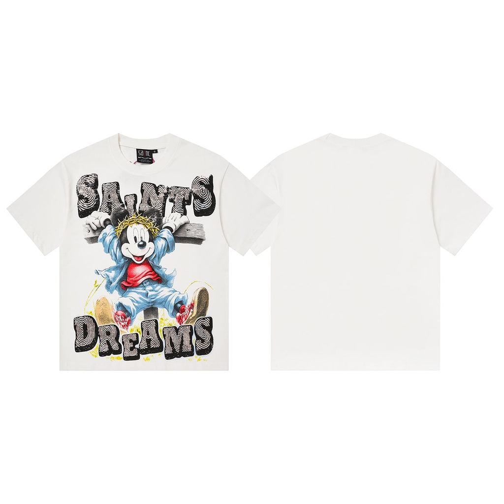SAINT Dreams Rhinestone Graphic T-Shirt