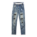 Amiri Fashion Jeans Denim Blue
