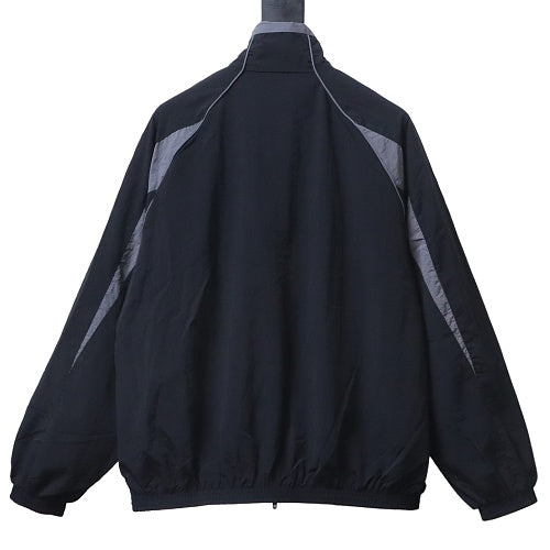 Balenciaga Track Jacket Black Grey