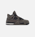 Air Jordan 4 Retro Cave Stone and Black Preschool Lifestyle Shoe