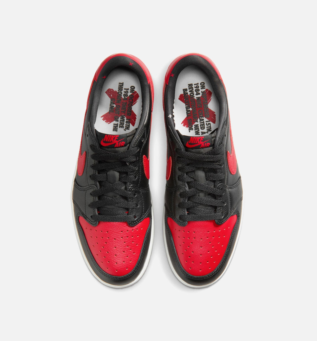 Air Jordan 1 Retro Low OG Banned | Men's Lifestyle Shoe | Black/Varsity Red/Summit White