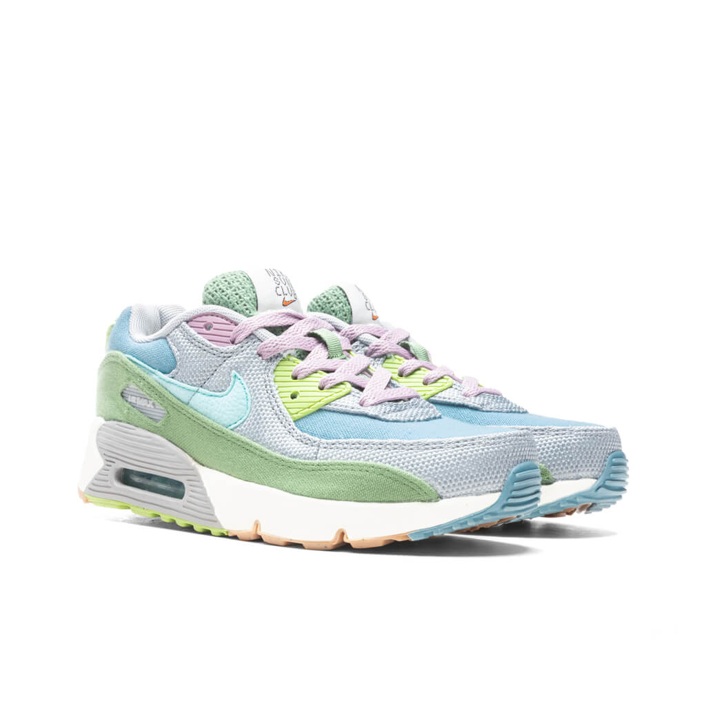 Little Kid's Nike Air Max 90 SE1 Worn Blue/Copa-Wolf Grey (DQ4017 400)