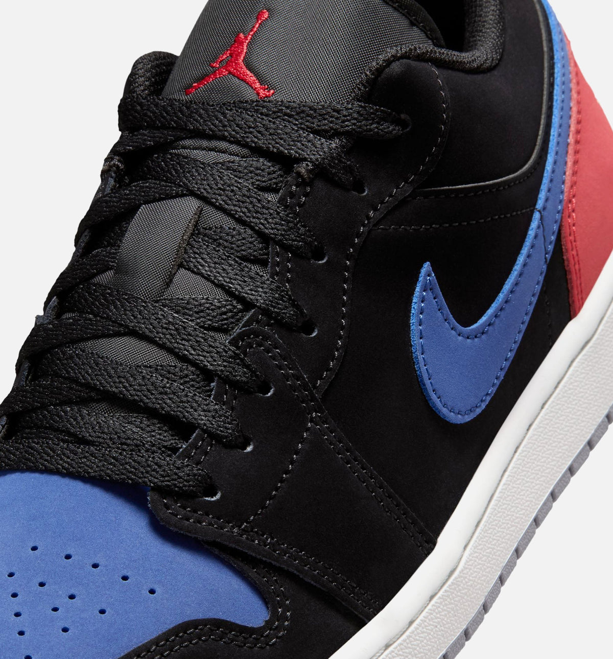Air Jordan 1 Low Men's – Black/Summit White/True Blue/Varsity Red