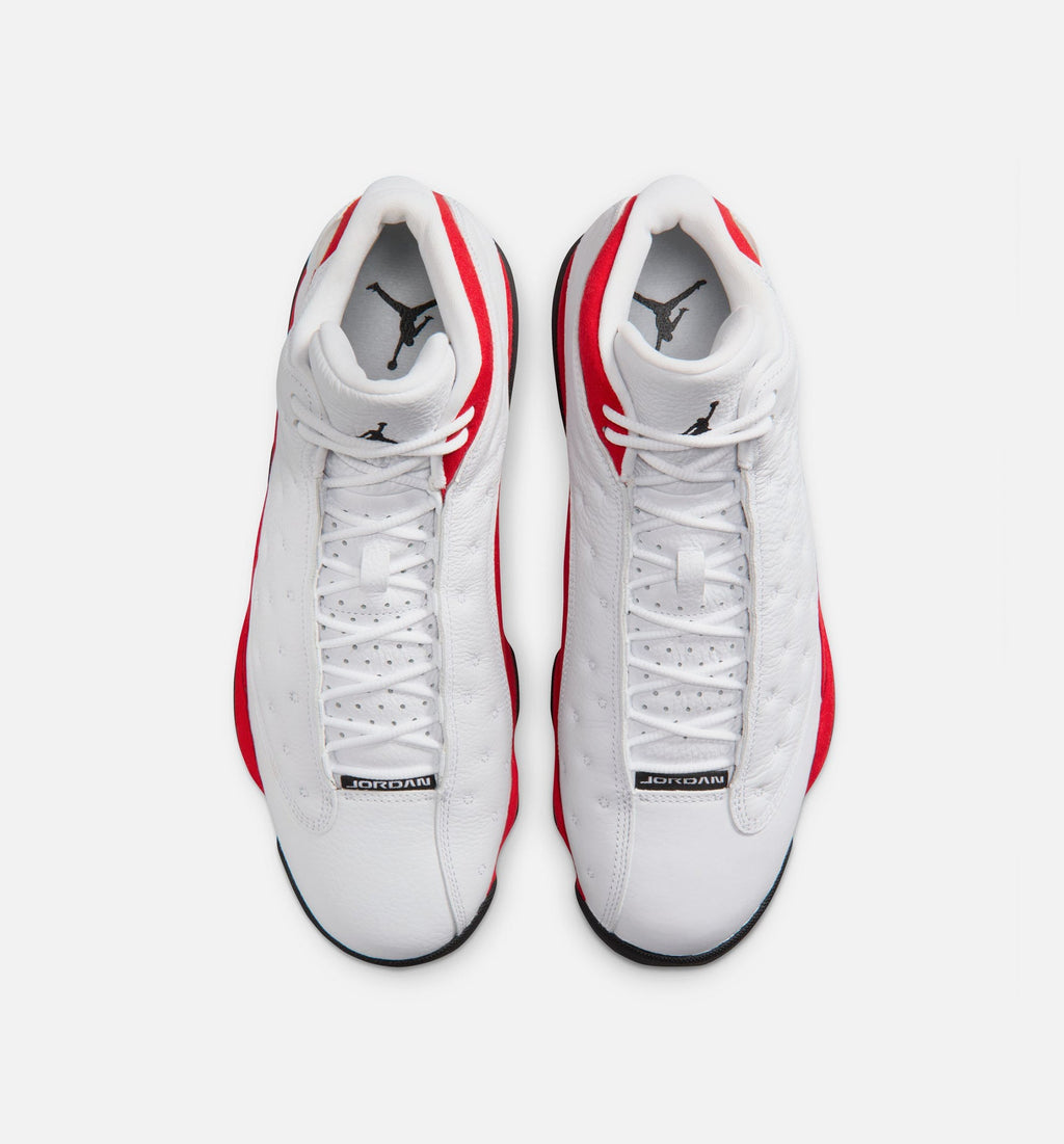 Air Jordan 13 Retro White and University Red | Men's Lifestyle Shoe | White/Black/True Red