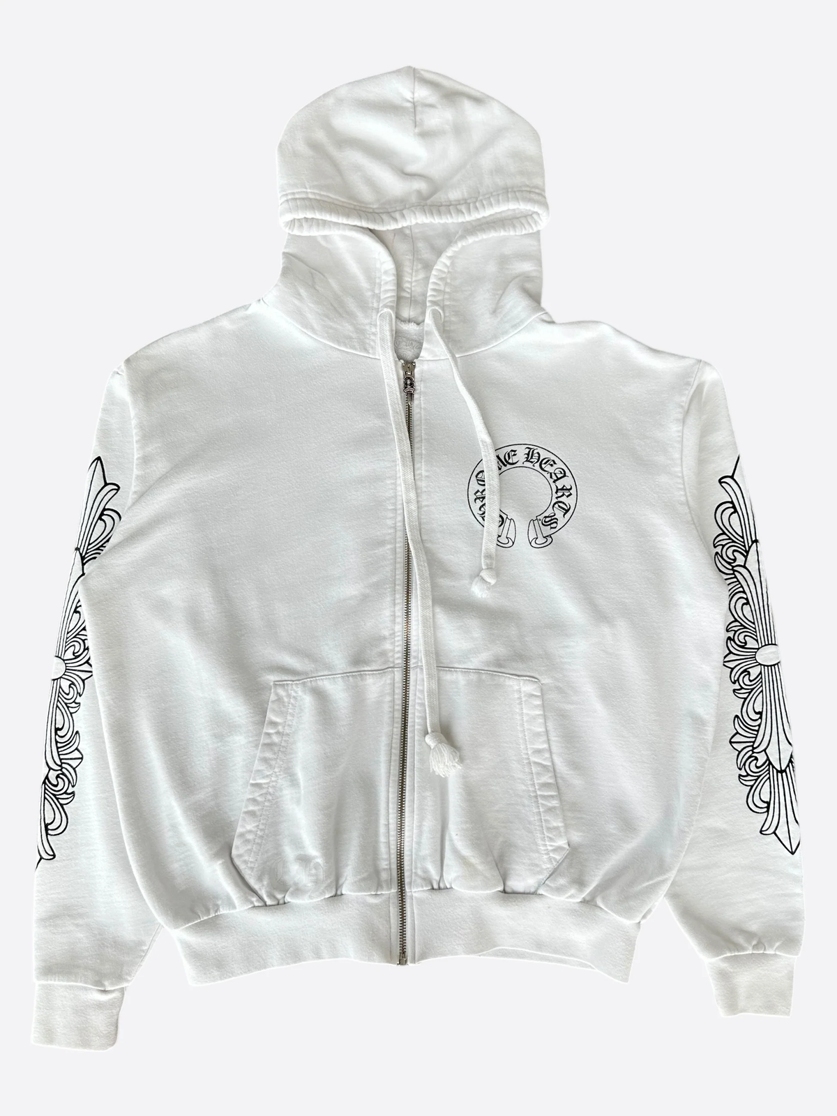CHROME HEARTS ZIP-UP SWEATER