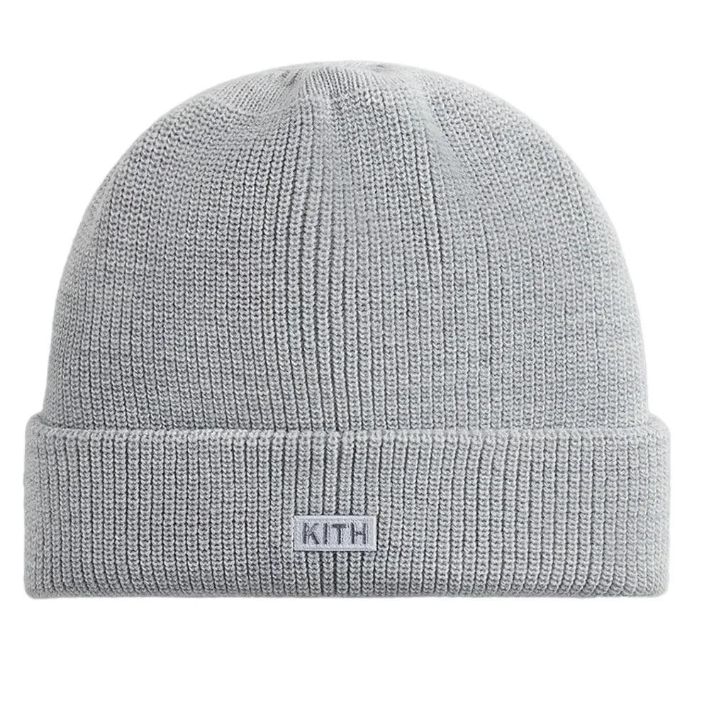 Kith Classic Beanie Light Heather Grey