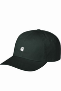 CARHARTT WIP MADISON LOGO CAP Dark Scarab / White