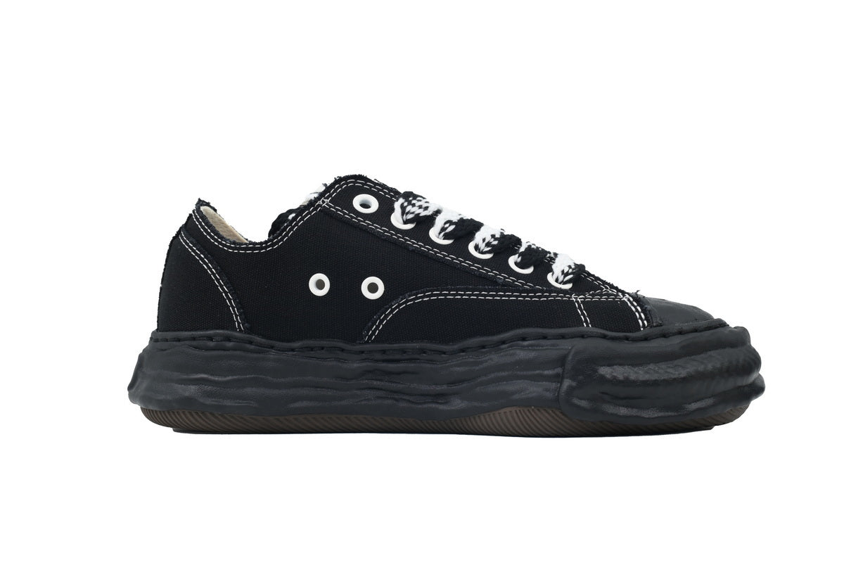 Maison Mihara Yasuhiro Peterson 23 OG Sole Canvas Low Black White Checkered Laces NO.807 A12FW707