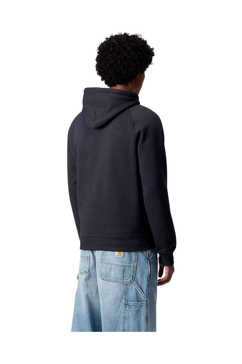 CARHARTT WIP CHASE HOODED SWEAT Dark Navy / Gold