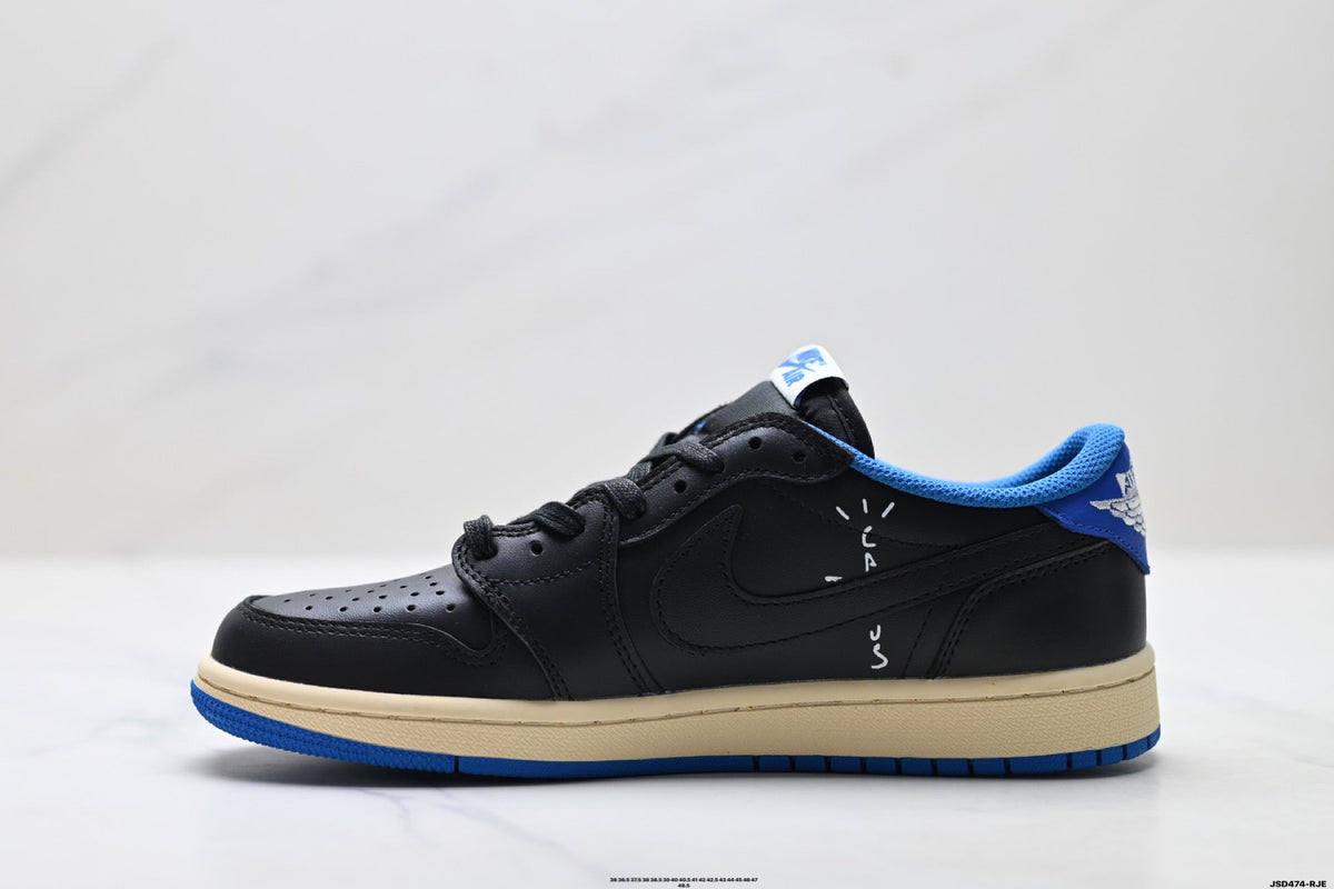 Nike Low-Top Sneakers Black Blue Beige Unisex Collaboration Edition Style 63