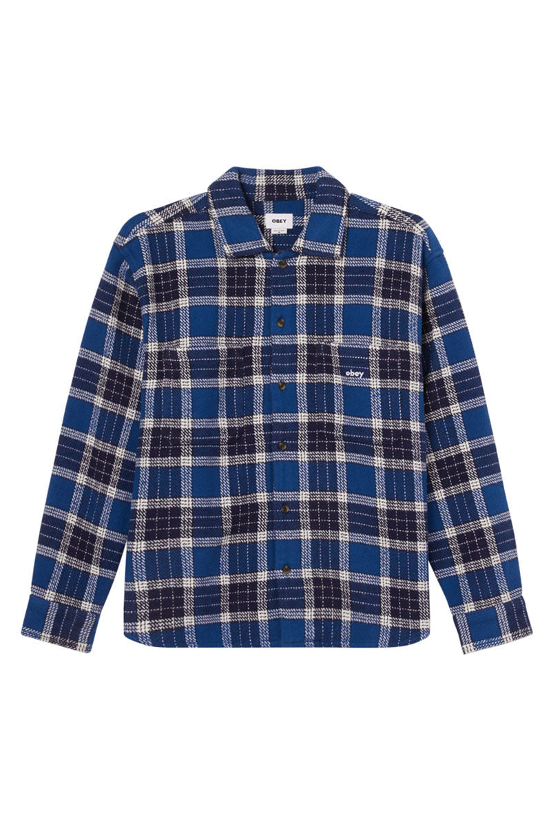 OBEY BIGWIG PICTURE WOVEN SHIRT Limoges