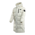 The North Face Colour-Block Long Down Coat – White