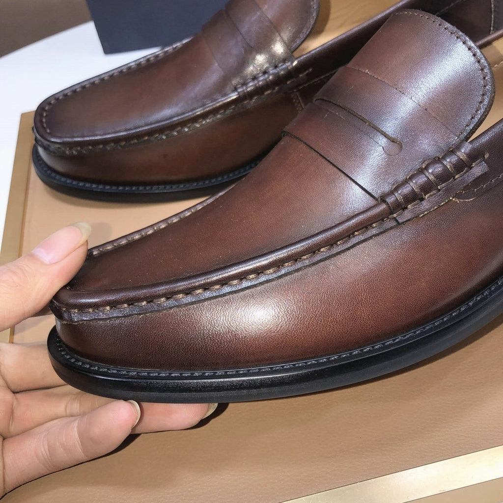 Dior Dark Brown Penny Loafers