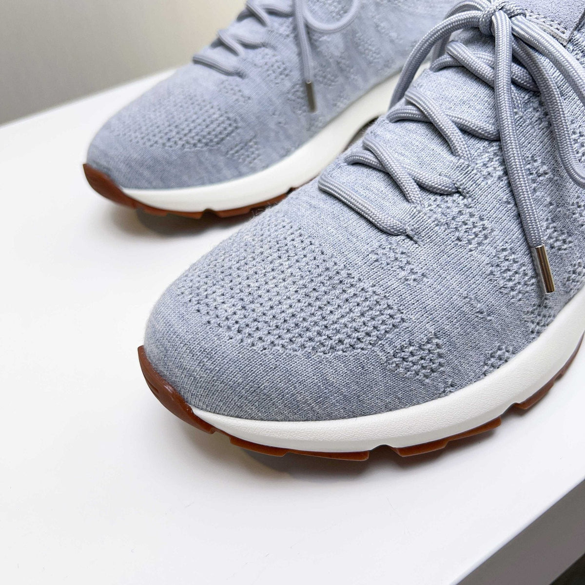 Dior B80 Lounge Knit Sneakers - Light Gray