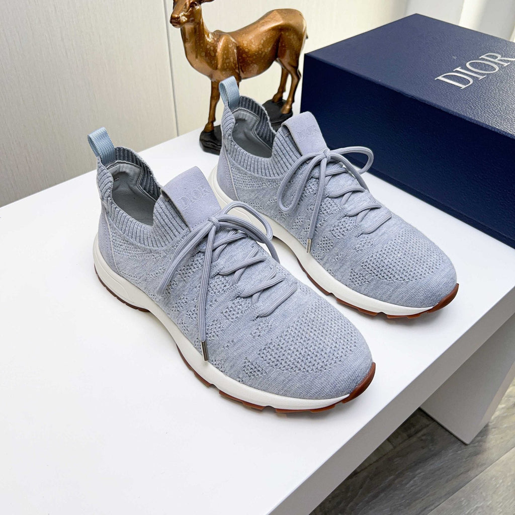 Dior B80 Lounge Knit Sneakers - Light Gray