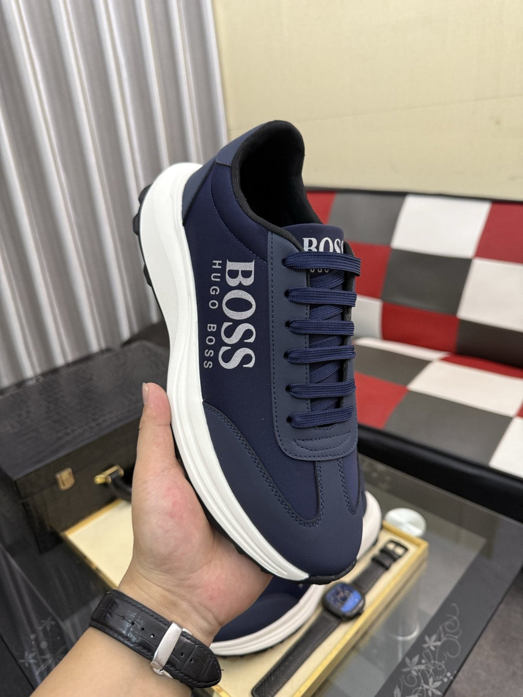 Hugo Boss Men's Logo Low-Top Sneakers