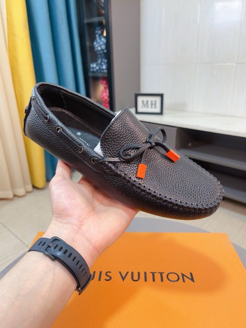 Louis Vuitton Lace-Tie Driving Moccasins