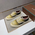 Loro Piana Men's Plaid Low-Top Sneakers