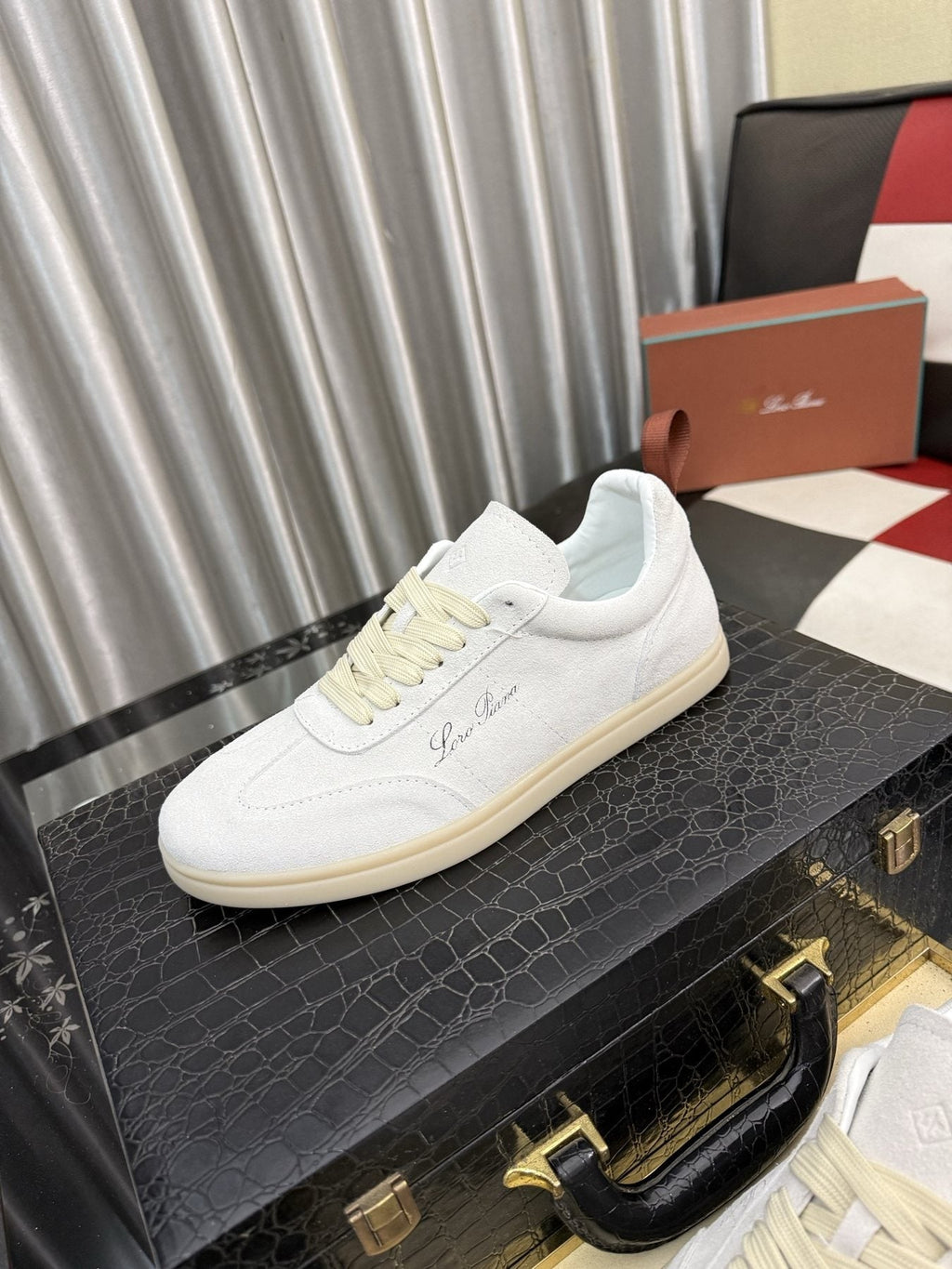 Loro Piana Low-Top Lace-Up Sneakers