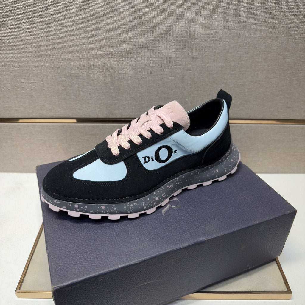Dior Men's Paneled Lace-Up Sneakers