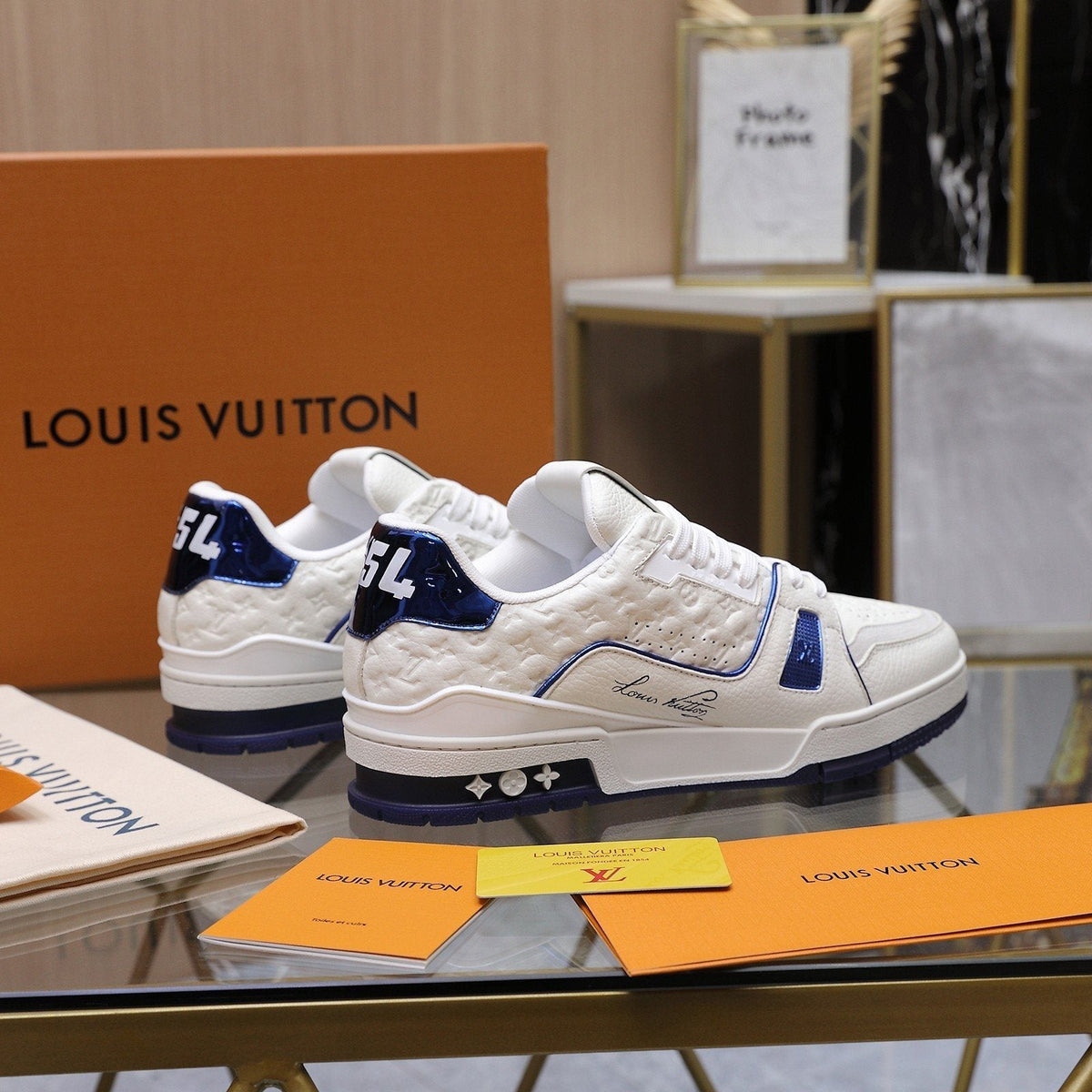 Louis Vuitton Low-Top Lace Sneakers